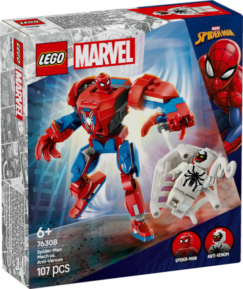 Mech Spider - Mana kontra Anti - Venom 76308 LEGO Mech Spider - Mana kontra Anti - Venom 76308 LEGO